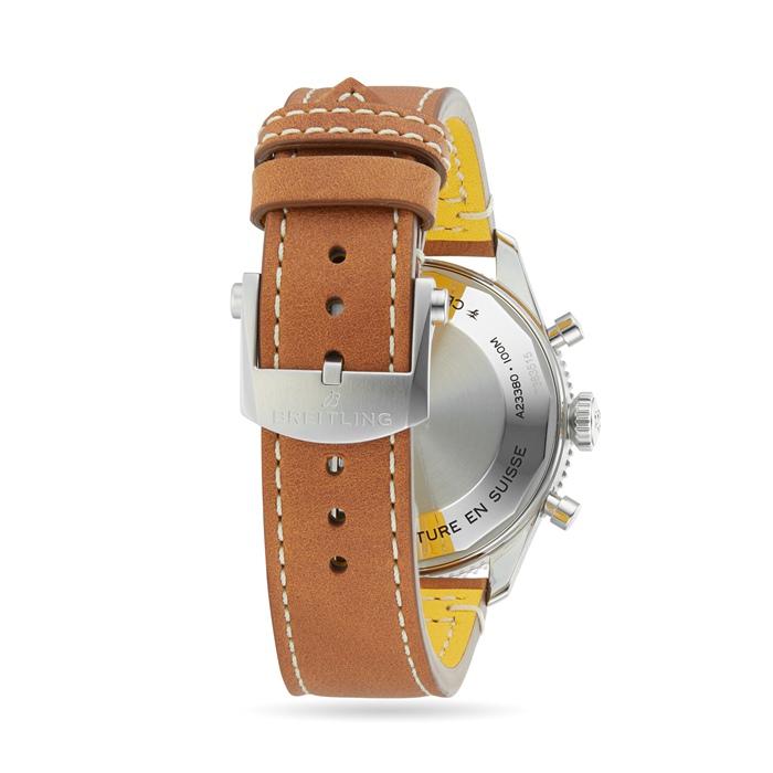 Breitling Classic AVI Cronografo 42 P-51 Mustang Cinturino in pelle Orologio A233803A1B1X1 - immagine 5