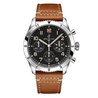 Breitling Classic AVI Cronografo 42 P-51 Mustang Cinturino in pelle Orologio A233803A1B1X1