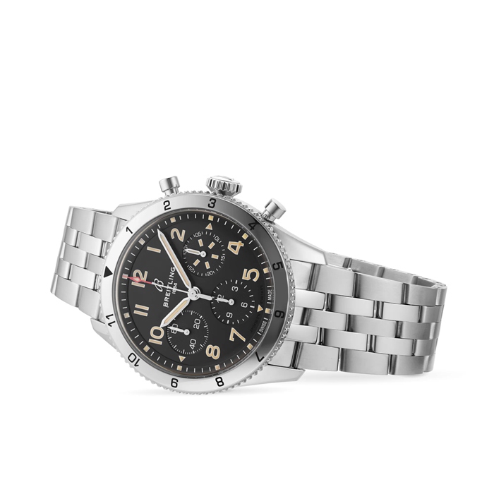 Breitling Classic AVI Cronografo 42 P-51 Mustang Orologio in acciaio inox A233803A1B1A1 - immagine 4