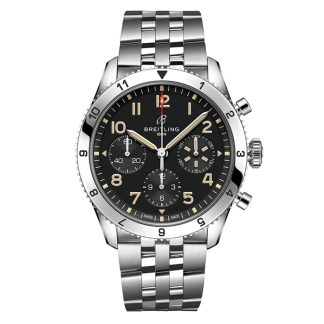 Breitling Classic AVI Cronografo 42 P-51 Mustang Orologio in acciaio inox A233803A1B1A1