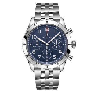 Breitling Classic AVI Cronografo 42 Tributo a Vought F4U Corsair Orologio in acciaio inossidabile A233801A1C1A1