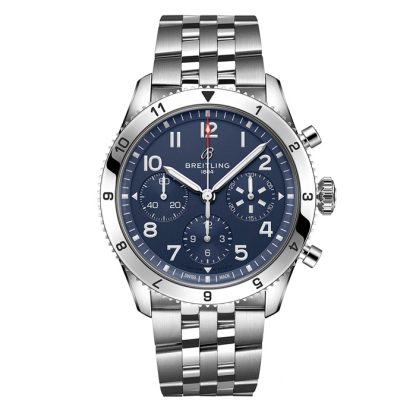 Breitling Classic AVI Cronografo 42 Tributo a Vought F4U Corsair Orologio in acciaio inossidabile A233801A1C1A1