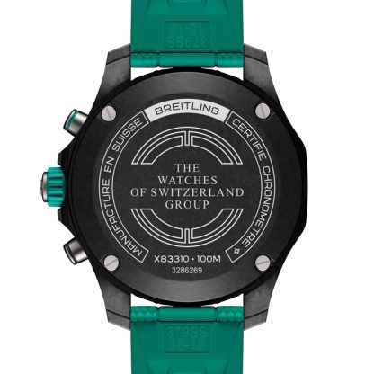 Breitling Endurance Pro 38mm Orologio Unisex Turchese Gli Orologi Della Svizzera Gruppo Esclusivo X833105A1B1S1 - immagine 4