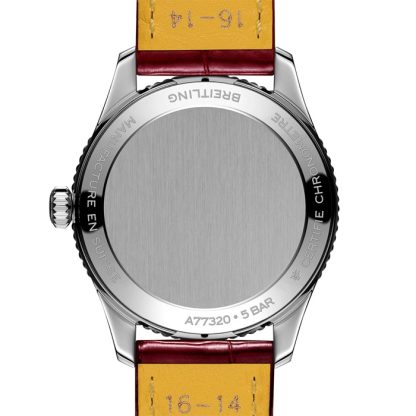 Breitling Navitimer 32mm Donna Orologio Bianco Madreperla Alligatore A77320E61A2P2 - immagine 2