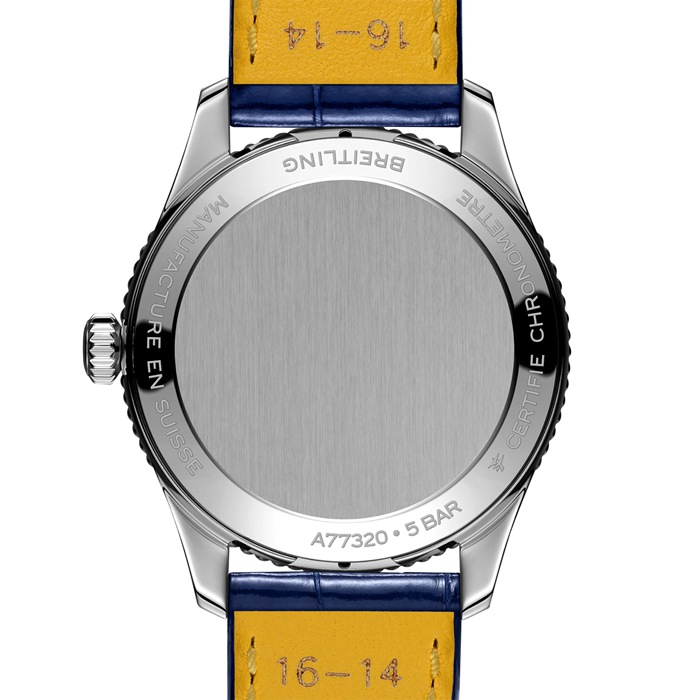 Breitling Navitimer 32mm Orologio da donna Madreperla Blu Alligatore A77320171C1P1 - immagine 2