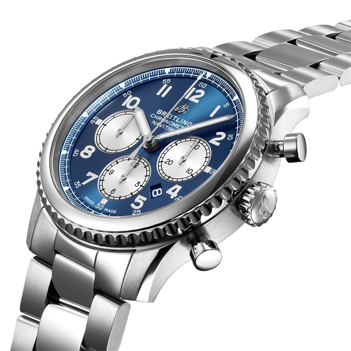 Breitling Navitimer 8 B01 Cronografo 43 Acciaio Orologio AB0117131C1A1 - immagine 2