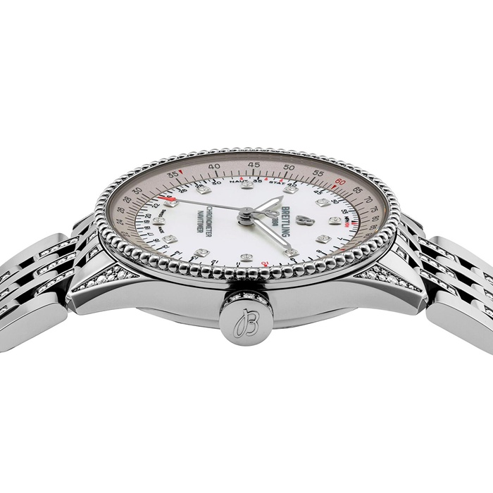 Breitling Navitimer Automatic 35mm Orologio da donna Madreperla A17395721G1A1 - immagine 3