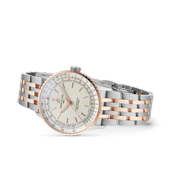 Breitling Navitimer Automatic 41mm Orologio da uomo in acciaio inossidabile e oro rosso 18k U17329F41G1U1 - immagine 3