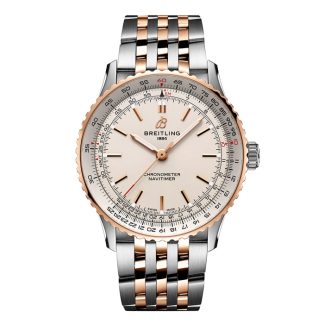Breitling Navitimer Automatic 41mm Orologio da uomo in acciaio inossidabile e oro rosso 18k U17329F41G1U1