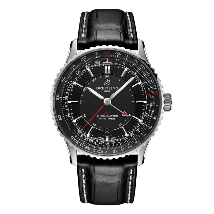 Breitling Navitimer Automatic GMT 41mm Orologio Uomo Nero A32310251B1P1