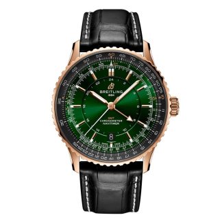 Breitling Navitimer Automatic GMT 41mm Uomo Orologio Verde R32310251L1P1