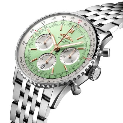 Breitling Navitimer B01 Cronografo 41 Orologio in acciaio inossidabile AB0139211L1A1 - immagine 2