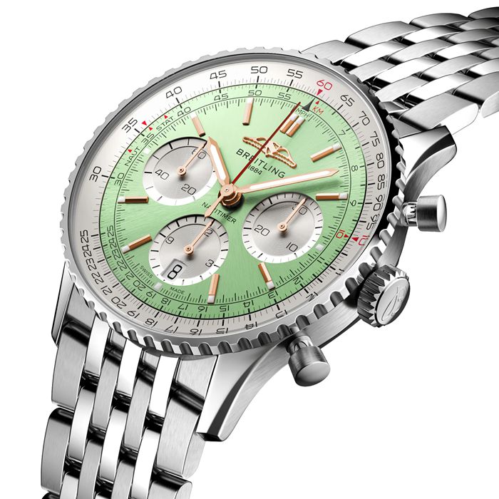 Breitling Navitimer B01 Cronografo 41 Orologio in acciaio inossidabile AB0139211L1A1 - immagine 2