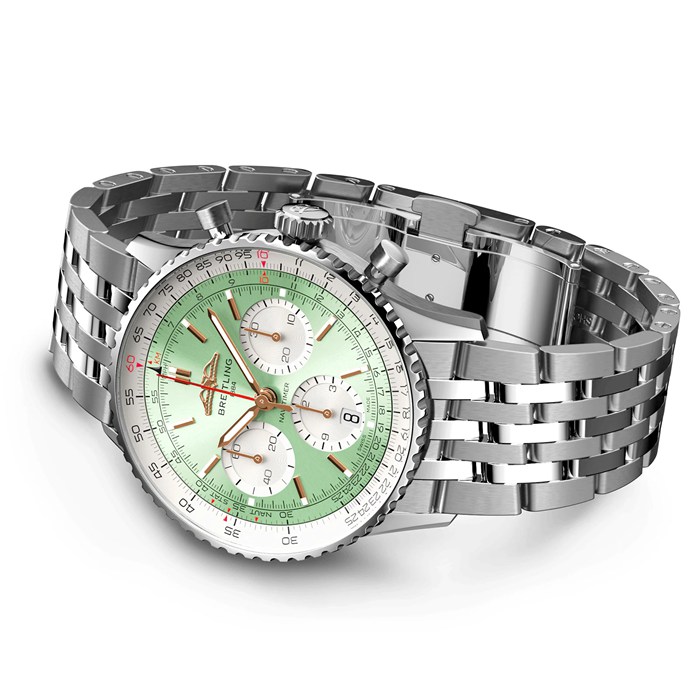 Breitling Navitimer B01 Cronografo 41 Orologio in acciaio inossidabile AB0139211L1A1 - immagine 3