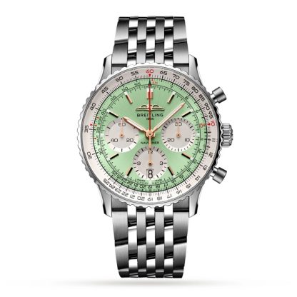 Breitling Navitimer B01 Cronografo 41 Orologio in acciaio inossidabile AB0139211L1A1