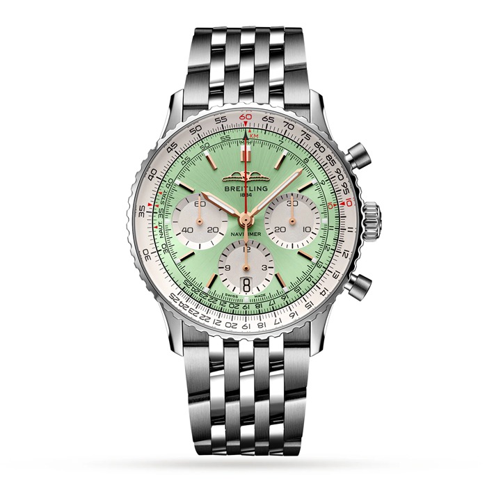 Breitling Navitimer B01 Cronografo 41 Orologio in acciaio inossidabile AB0139211L1A1