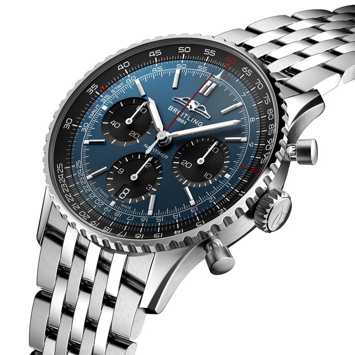 Breitling Navitimer B01 Cronografo 41 Orologio in acciaio inossidabile AB0139241C1A1 - immagine 2