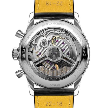 Breitling Navitimer B01 Cronografo 41mm Orologio Uomo Nero AB0139211B1P1 - immagine 4