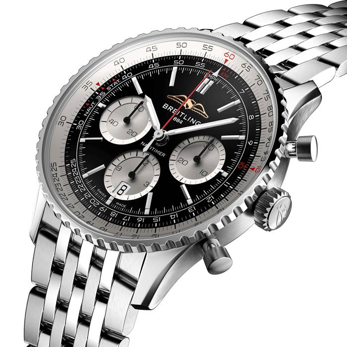 Breitling Navitimer B01 Cronografo 43 Nero Orologio AB0138211B1A1 - immagine 2