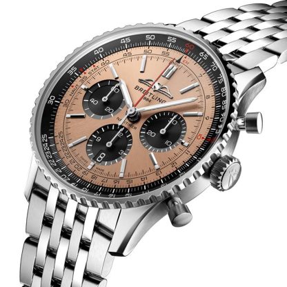 Breitling Navitimer B01 Cronografo 43 Orologio in acciaio inossidabile AB0138241K1A1 - immagine 2