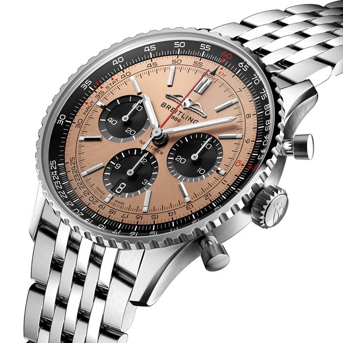 Breitling Navitimer B01 Cronografo 43 Orologio in acciaio inossidabile AB0138241K1A1 - immagine 2