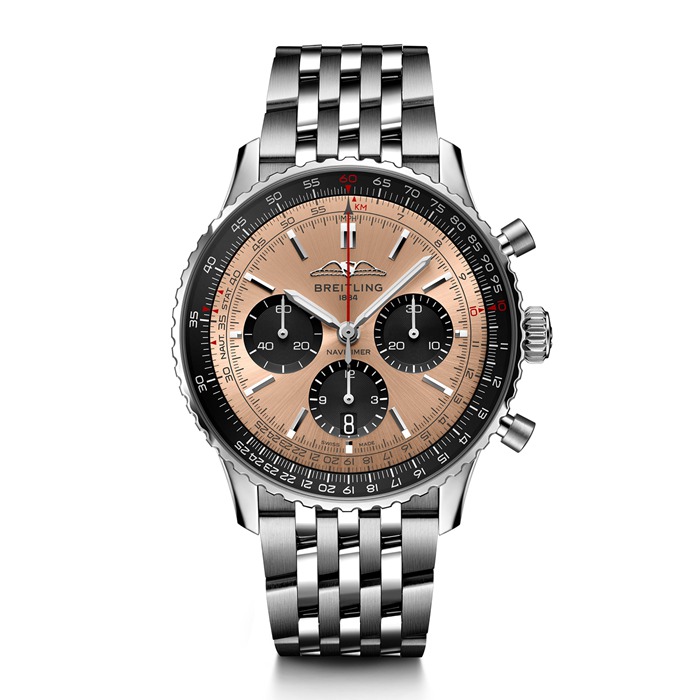 Breitling Navitimer B01 Cronografo 43 Orologio in acciaio inossidabile AB0138241K1A1