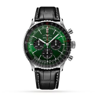 Breitling Navitimer B01 Cronografo 46 Orologio con cinturino in pelle AB0137241L1P1