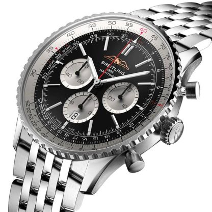 Breitling Navitimer B01 Cronografo 46 Orologio in acciaio inossidabile AB0137211B1A1 - immagine 2