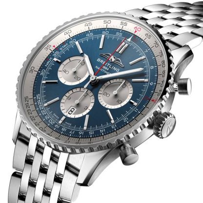 Breitling Navitimer B01 Cronografo 46 Orologio in acciaio inossidabile AB0137211C1A1 - immagine 2
