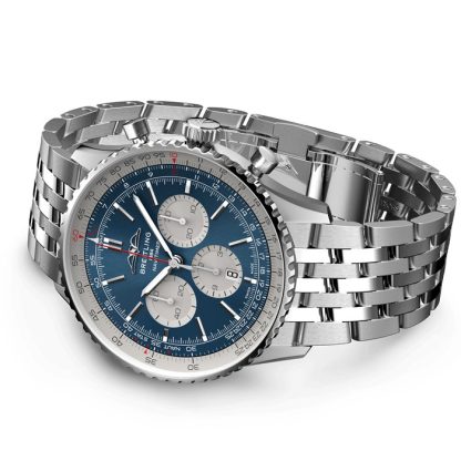 Breitling Navitimer B01 Cronografo 46 Orologio in acciaio inossidabile AB0137211C1A1 - immagine 3