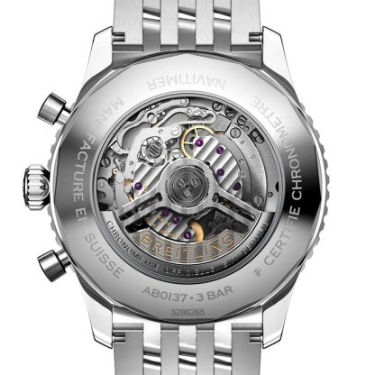 Breitling Navitimer B01 Cronografo 46 Orologio in acciaio inossidabile AB0137211C1A1 - immagine 4