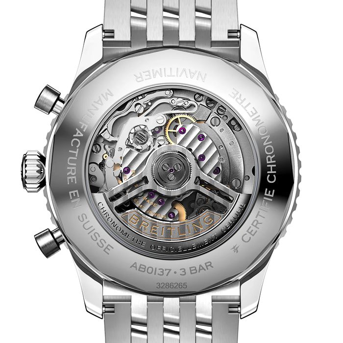 Breitling Navitimer B01 Cronografo 46 Orologio in acciaio inossidabile AB0137211C1A1 - immagine 4