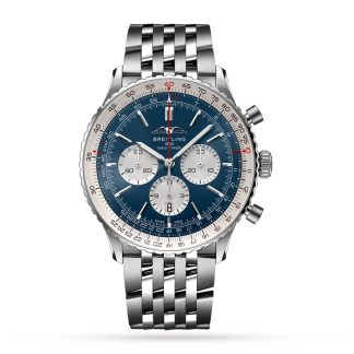 Breitling Navitimer B01 Cronografo 46 Orologio in acciaio inossidabile AB0137211C1A1