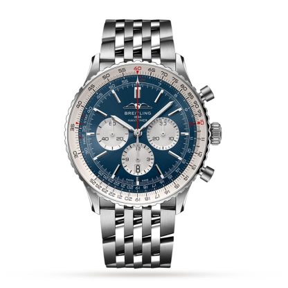 Breitling Navitimer B01 Cronografo 46 Orologio in acciaio inossidabile AB0137211C1A1