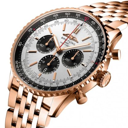 Breitling Navitimer B01 Cronografo 46 Orologio in oro rosso 18 carati RB0137241G1R1 - immagine 2
