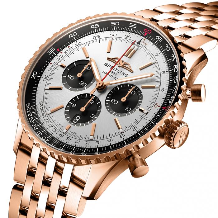 Breitling Navitimer B01 Cronografo 46 Orologio in oro rosso 18 carati RB0137241G1R1 - immagine 2