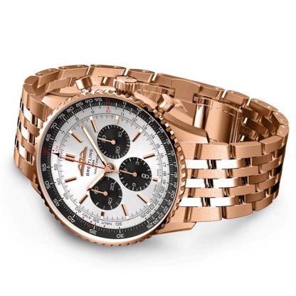 Breitling Navitimer B01 Cronografo 46 Orologio in oro rosso 18 carati RB0137241G1R1 - immagine 3
