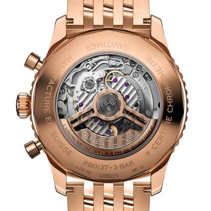 Breitling Navitimer B01 Cronografo 46 Orologio in oro rosso 18 carati RB0137241G1R1 - immagine 4