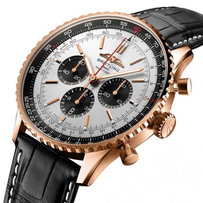 Breitling Navitimer B01 Cronografo 46 Orologio in oro rosso 18k RB0137241G1P1 - immagine 3