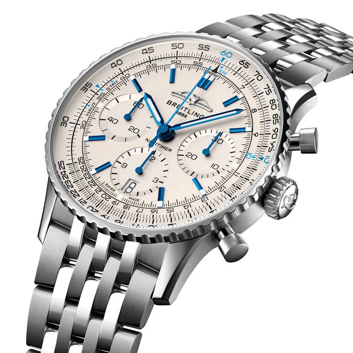 Breitling Navitimer Cronografo 41mm Uomo Bianco AB0139A71G1A1 - immagine 2