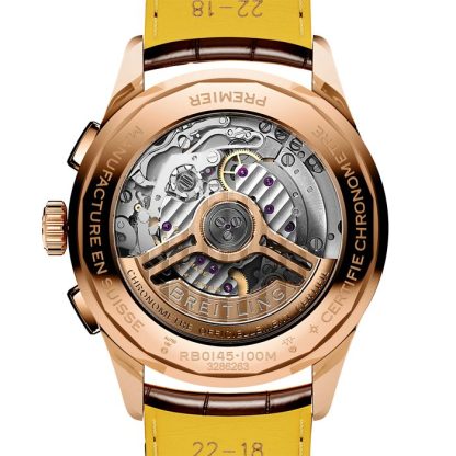 Breitling Premier B01 Cronografo 42mm Uomo Crema RB0145371G1P1 - immagine 2