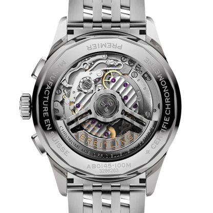 Breitling Premier B01 Cronografo 42mm Uomo Orologio Blu Acciaio Inox AB0145171C1A1 - immagine 2
