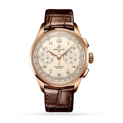 Breitling Premier B09 Cronografo 40 Orologio in oro rosso 18k RB0930371G1P1