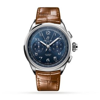 Breitling Premier B15 Duograph 42 Orologio con cinturino in pelle AB1510171C1P1