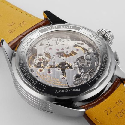 Breitling Premier B15 Duograph 42 Orologio con cinturino in pelle AB1510171C1P1 - immagine 5