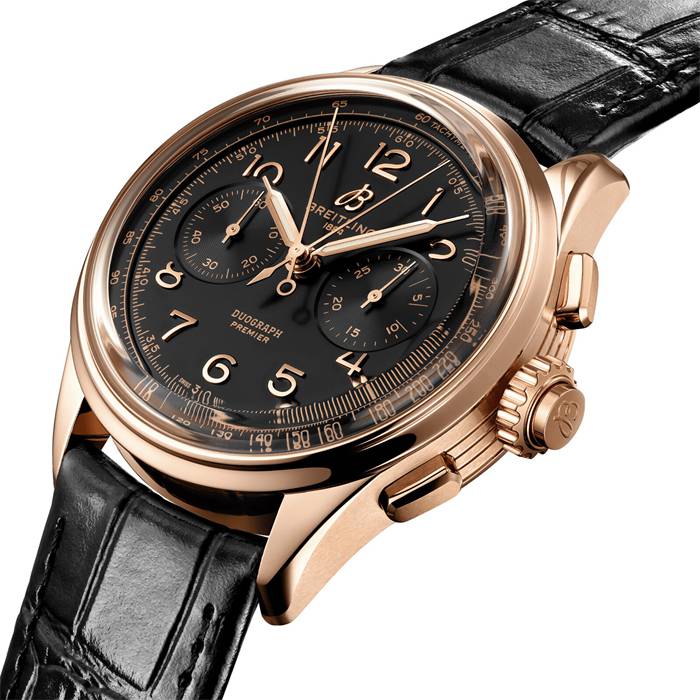 Breitling Premier B15 Duograph 42 Orologio in oro rosso 18k RB1510251B1P1 - immagine 3
