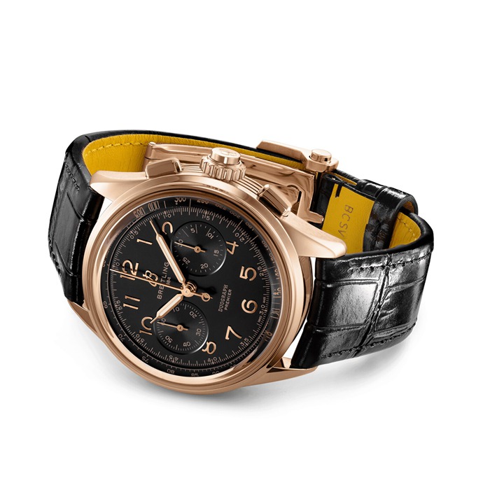 Breitling Premier B15 Duograph 42 Orologio in oro rosso 18k RB1510251B1P1 - immagine 4