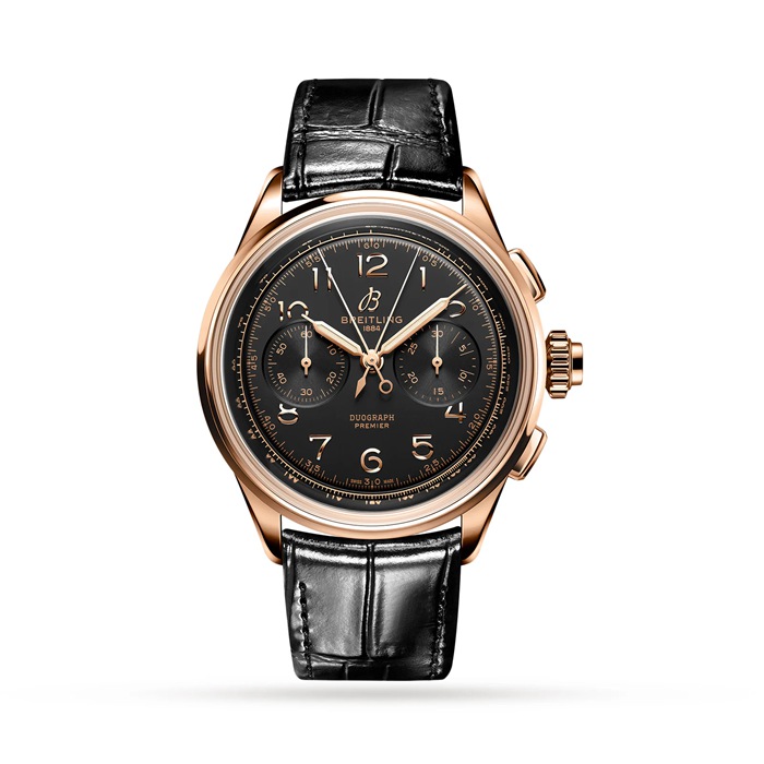 Breitling Premier B15 Duograph 42 Orologio in oro rosso 18k RB1510251B1P1