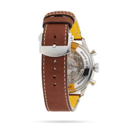 Breitling Super AVI B04 Cronografo Curtiss Warhawk 46 Orologio AB04452A1L1X1 - immagine 5