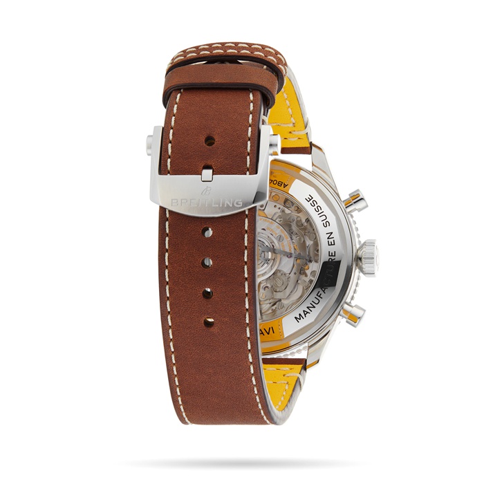 Breitling Super AVI B04 Cronografo Curtiss Warhawk 46 Orologio AB04452A1L1X1 - immagine 5